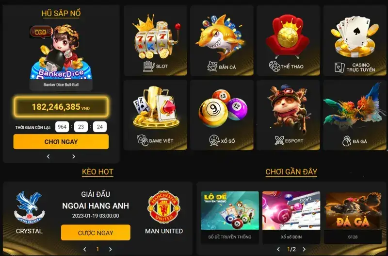 Kho game đa dạng tại 888b